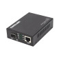 Intellinet 508193 convertisseur de Support réseau 10000 Mbit/s Noir
