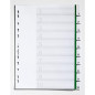 Durable 622105 Intercalaires Format A4 10 Touches - Onglets Soudés et Planches d'Insertions 1-10 - Page de Garde - Perforations Durable 622105 Intercalaires Format A4 10 Touches - Onglets Soudés et Planches d'Insertions 1-10 - Page de Garde - Perforations