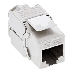 InLine Prise Keystone RJ45 / Insert LSA - SNAP-IN - Cat.6a - Forme étroite