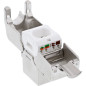 InLine Prise Keystone RJ45 / Insert LSA - SNAP-IN - Cat.6a - Forme étroite