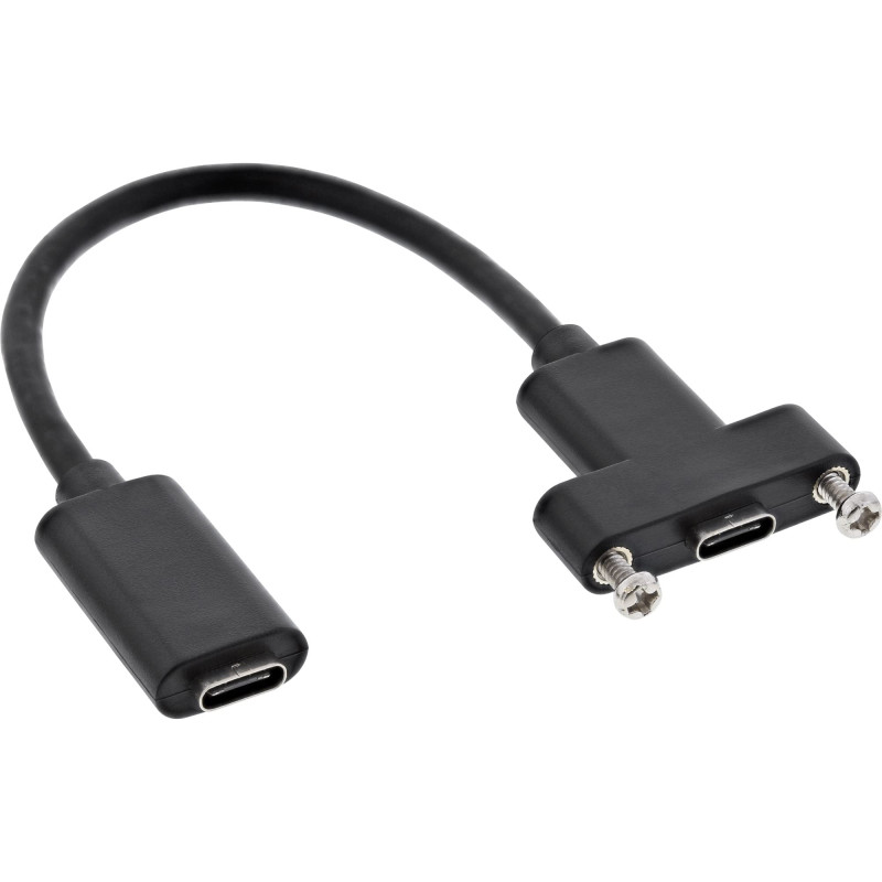 InLine 33441H Câble Adaptateur USB 3.1 Femelle C vers Prise Femelle C 0,2 m InLine 33441H Câble Adaptateur USB 3.1 Femelle C vers Prise Femelle C 0,2 m