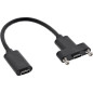 InLine 33441H Câble Adaptateur USB 3.1 Femelle C vers Prise Femelle C 0,2 m InLine 33441H Câble Adaptateur USB 3.1 Femelle C vers Prise Femelle C 0,2 m
