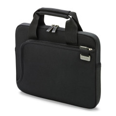 Dicota Sac à bandoulière Smart Skin 13-13.3 Pouces pour Ordinateur Portable et Tablette, Sacoche légère avec poignées, Noir