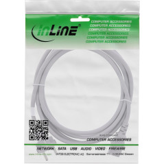 InLine 16651K câble électrique Noir 0,5 m CEE7/7 - Cables électriques (0,5 m, Male connector / Female connector, CEE7/7, CEE7/7,