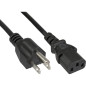 InLine 16655V câble électrique Noir 5 m Coupleur C13 NEMA 1-15P - Cables électriques (5 m, Male connector / Female connector, Co InLine 16655V câble électrique Noir 5 m Coupleur C13 NEMA 1-15P - Cables électriques (5 m, Male connector / Female connector, Co