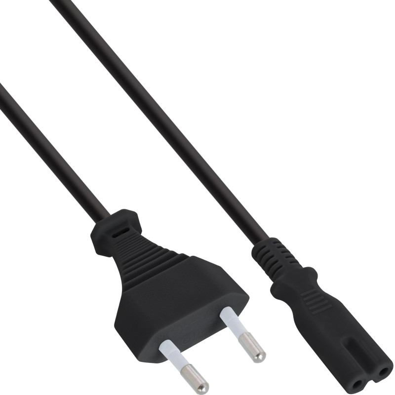 Inline Câble d'alimentation 16654X vers fiche Euro 8 C7, 0,5 m Inline Câble d'alimentation 16654X vers fiche Euro 8 C7, 0,5 m