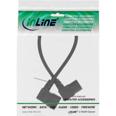 InLine 16650A câble électrique Noir 5 m Coupleur C13 Coupleur C14 - Cables électriques (5 m, Male connector / Female connector,