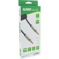 InLine 99271 1m 3,5mm 3,5mm Noir câble audio