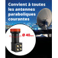 Megasat Diavolo Quattro LNB – LNB Universel (pour Utilisation avec Un multiswitch, connecteurs F plaqués Or, pour Les exigences Megasat Diavolo Quattro LNB – LNB Universel (pour Utilisation avec Un multiswitch, connecteurs F plaqués Or, pour Les exigences