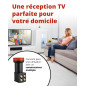 Megasat Diavolo Quattro LNB – LNB Universel (pour Utilisation avec Un multiswitch, connecteurs F plaqués Or, pour Les exigences Megasat Diavolo Quattro LNB – LNB Universel (pour Utilisation avec Un multiswitch, connecteurs F plaqués Or, pour Les exigences