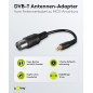 Goobay 67227 Adaptateur d'antennes, 0.1m Cble Longueur Goobay 67227 Adaptateur d'antennes, 0.1m Cble Longueur