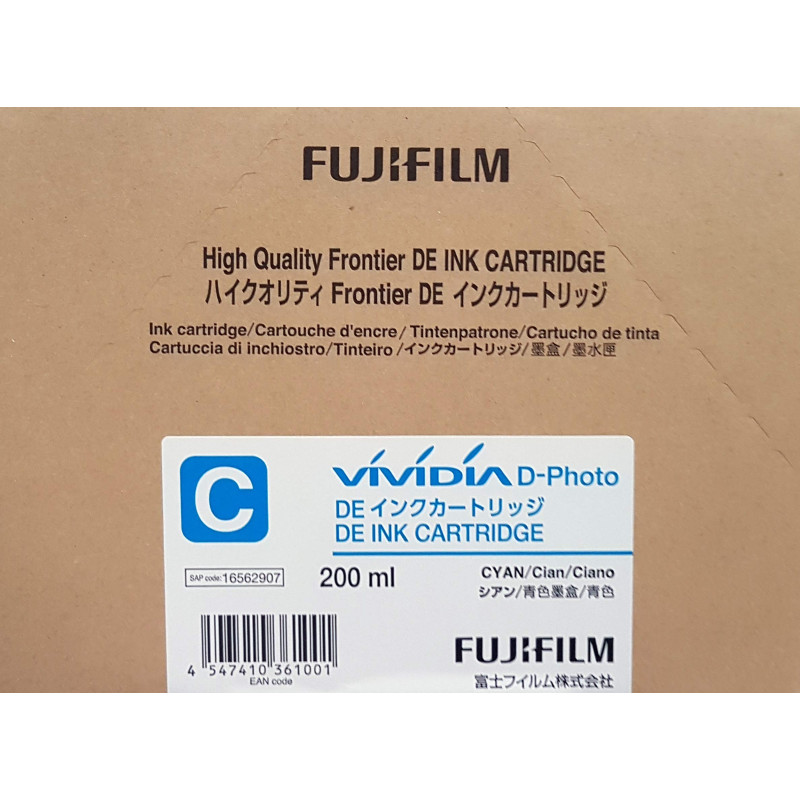 Fujifilm DE Ink Cartridge 200 ML Cyan