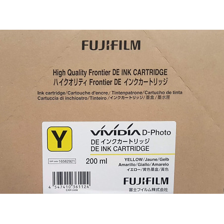 Fujifilm DE Ink Cartridge 200 ML Jaune