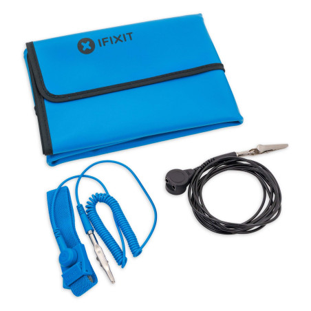 iFixit Portable Anti-Static Mat, tapis anti-statique, protège les appareils électroniques contre DES/ESD/décharges statiques, pl