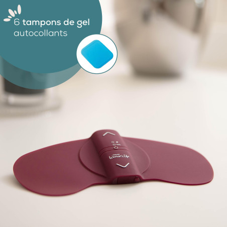 Beurer EM 50 Kit de rechange coussins en gel, utilisable avec le coussin EM 50 Menstural Relax TENS & chaleur, 6 coussins en gel