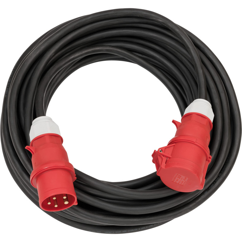 BRENNENSTUHL 1167970 - Alargador eléctrico IP44 H07RN-F5G4,0 de 10 m x 4 mm Con enchufe CEE 400V/16A de 5 Polos BRENNENSTUHL 1167970 - Alargador eléctrico IP44 H07RN-F5G4,0 de 10 m x 4 mm Con enchufe CEE 400V/16A de 5 Polos