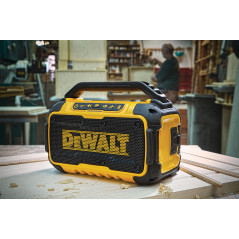 DEWALT - Enceinte Bluetooth XR 12V/18V - DCR011-XJ - Sans Fil - Enceinte Connectée avec Port USB - Connectabilité dans un Rayon