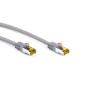 Goobay RJ-45 CAT7 3m câble de réseau Gris S/FTP (S-STP)
