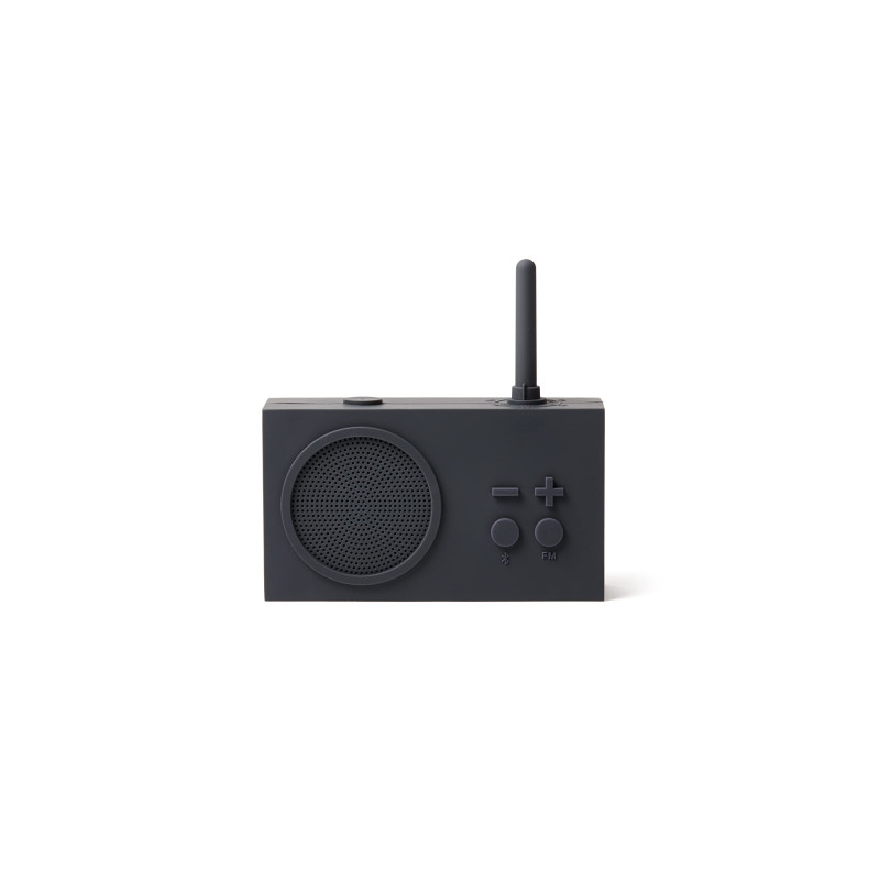 Lexon TYKHO 3 Enceinte Bluetooth Portable et Poste Radio FM, Etanche avec Batterie Rechargeable - Gris Sombre Lexon TYKHO 3 Enceinte Bluetooth Portable et Poste Radio FM, Etanche avec Batterie Rechargeable - Gris Sombre