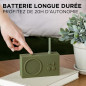 Lexon TYKHO 3 Enceinte Bluetooth Portable et Poste Radio FM, Etanche avec Batterie Rechargeable - Gris Sombre Lexon TYKHO 3 Enceinte Bluetooth Portable et Poste Radio FM, Etanche avec Batterie Rechargeable - Gris Sombre