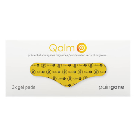Paingone Qalm – Gels de remplacement| Prévient et soulage les migraines| traitement des migraines, crises de migraines| Prévient