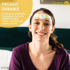 Paingone Qalm – Gels de remplacement| Prévient et soulage les migraines| traitement des migraines, crises de migraines| Prévient