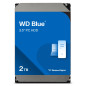 WD Blue 2 To Desktop Disque Dur Interne 3.5" - Classe 7200 RPM, SATA 6 Gb/s, Cache de 256 Mo WD Blue 2 To Desktop Disque Dur Interne 3.5" - Classe 7200 RPM, SATA 6 Gb/s, Cache de 256 Mo