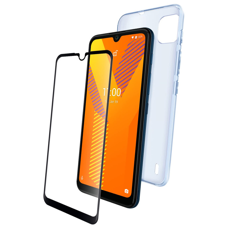 WIKO Pack Coque Flexible Clear + Verre Trempe Y62 WIKO Pack Coque Flexible Clear + Verre Trempe Y62
