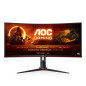AOC Écran gaming incurvé ultrawide CU34G2X 86 cm (34 pouces) (QHD, HDMI, DisplayPort, FreeSync, temps de réponse de 1 ms, 144 Hz AOC Écran gaming incurvé ultrawide CU34G2X 86 cm (34 pouces) (QHD, HDMI, DisplayPort, FreeSync, temps de réponse de 1 ms, 144 Hz
