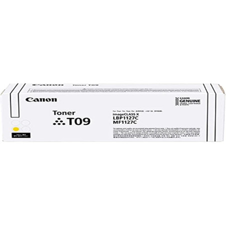 Canon TÓNER Original T09 Amarillo 3017C006