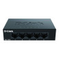 D-Link DGS-105GL Commutateur de bureau Gigabit non géré 5 ports sans ventilateur, profil bas, boîtier en métal, Plug-and-Play, 8 D-Link DGS-105GL Commutateur de bureau Gigabit non géré 5 ports sans ventilateur, profil bas, boîtier en métal, Plug-and-Play, 8