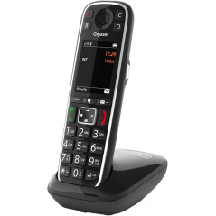 Gigaset E720 Téléphone Analog/dect Identification de l'appelant Noir [Version Allemande]