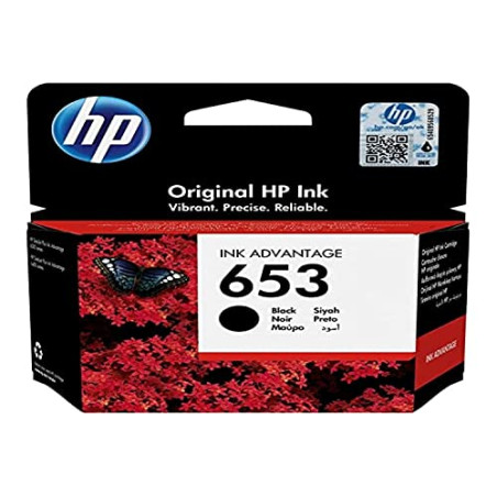 HP Cartouche d’Encre Ink Advantage Noire HP653 Authentique