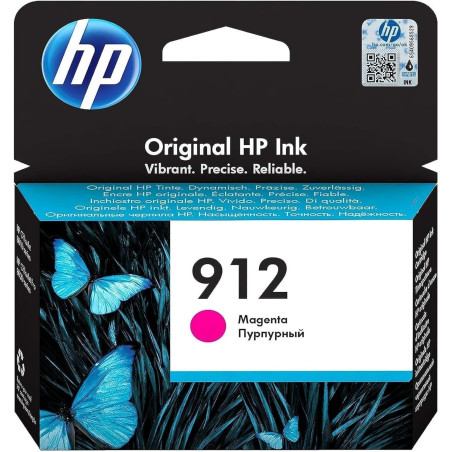 HP 912 Cartouche d'Encre Magenta Authentique (3YL78AE) pour HP OfficeJet Pro 8010 series / 8020 series