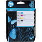HP 953, Noir, Jaune, Cyan, Magent, 6ZC69AE, Pack de 4 cartouches d'encre originales, Compatibe avec les imprimantes HP OfficeJet HP 953, Noir, Jaune, Cyan, Magent, 6ZC69AE, Pack de 4 cartouches d'encre originales, Compatibe avec les imprimantes HP OfficeJet