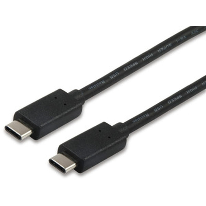 Equip 12888307 câble USB 1 m USB C Noir - Câbles USB (1 m, USB C, USB C, 2.0, Male connector / Male connector, Noir) Equip 12888307 câble USB 1 m USB C Noir - Câbles USB (1 m, USB C, USB C, 2.0, Male connector / Male connector, Noir)