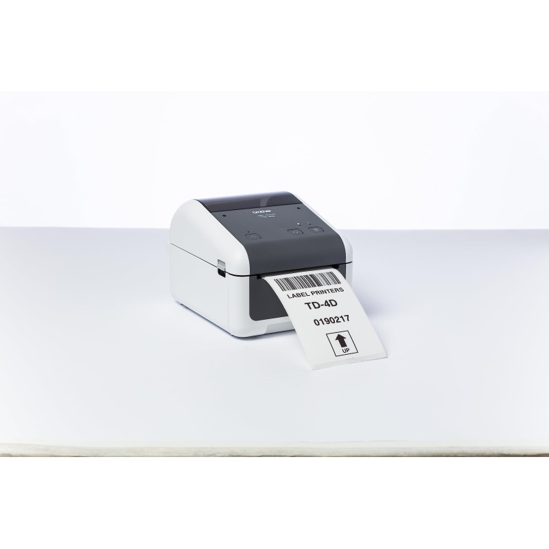 Brother TD-4410D Imprimantes Professionnelles 4 Pouces pour Reçus et étiquettes | 203dpi | détection et Calibration Des médias | Brother TD-4410D Imprimantes Professionnelles 4 Pouces pour Reçus et étiquettes | 203dpi | détection et Calibration Des médias |