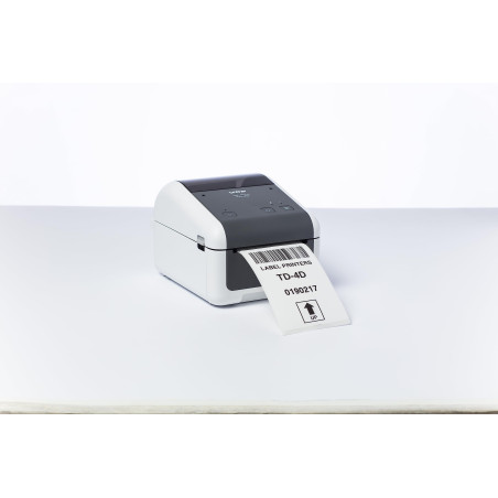Brother TD-4410D Imprimantes Professionnelles 4 Pouces pour Reçus et étiquettes | 203dpi | détection et Calibration Des médias |