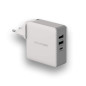 Realpower DeskCharge-65 306837 Chargeur USB pour Prise Murale 3 x USB