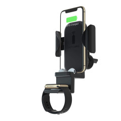 Terratec ChargeAir All Car Support Actif Mobile/Smartphone, Smartwatch Noir