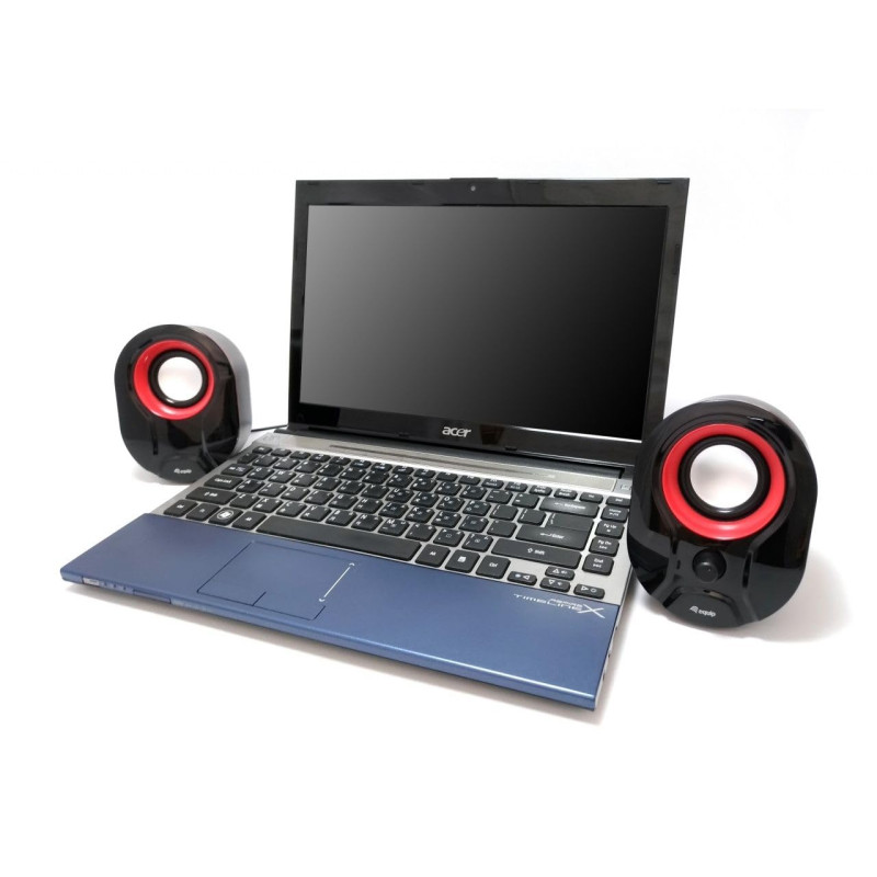 Conceptronic Mini Speaker USB 2.0 Black White