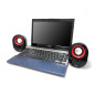 Conceptronic Mini Speaker USB 2.0 Black White