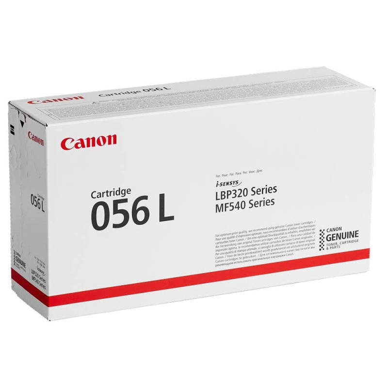 Canon Cartridge 056 L Toner Noir Rendement 10000 Pages (Emballage Carton) Canon Cartridge 056 L Toner Noir Rendement 10000 Pages (Emballage Carton)
