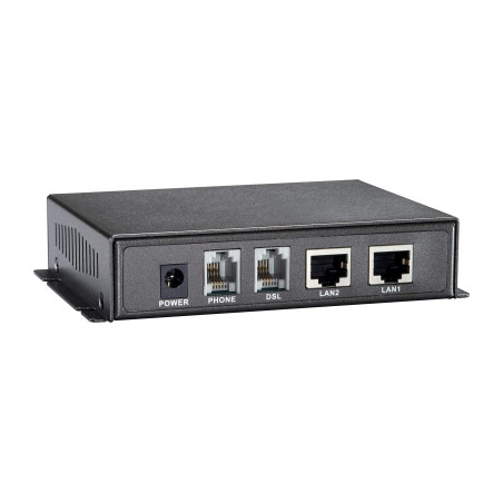 LevelOne VDS-1201 convertisseur de Support réseau 100 Mbit/s Noir