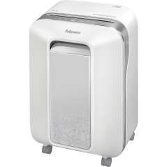 Fellowes Destructeur de documents Powershred LX201, 12 feuilles, petites entreprises/télétravail, Micro-Cut DIN P-5, Corbeille 2
