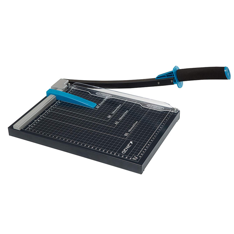 Genie GM A4 de papier levier Massicot (Convient pour les formats jusqu'à DIN A4, 12 feuilles, pour matériaux comme le papier, ph Genie GM A4 de papier levier Massicot (Convient pour les formats jusqu'à DIN A4, 12 feuilles, pour matériaux comme le papier, ph