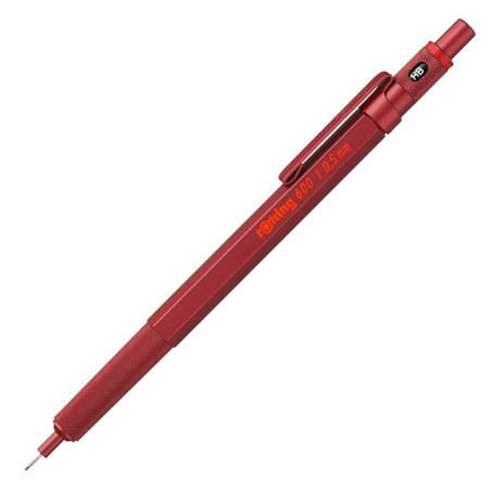 rOtring 600 Portemine mécanique | 0,5 mm | Rouge