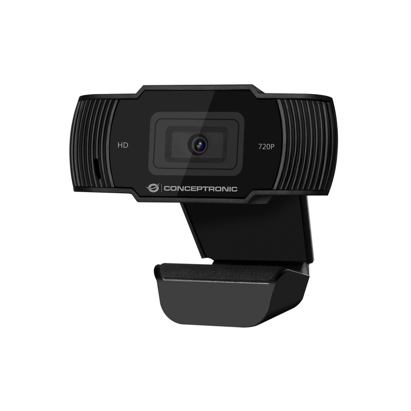 Conceptronic - Webcam FHD ADMIS 720P - USB - 3.6mm - 30 FPS - Ángulo visión 68º - Micrófono integrado Conceptronic - Webcam FHD ADMIS 720P - USB - 3.6mm - 30 FPS - Ángulo visión 68º - Micrófono integrado