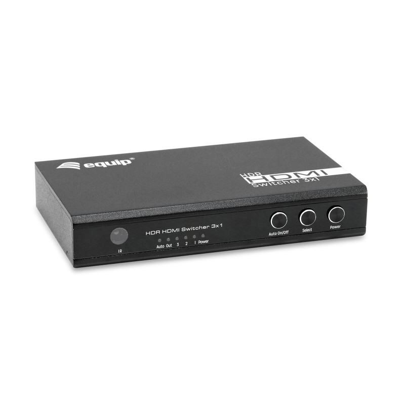 COMMUTATEUR HDMI 2.0 4K 3x1 ALIMENTÉ par ÉQUIPEMENT USB