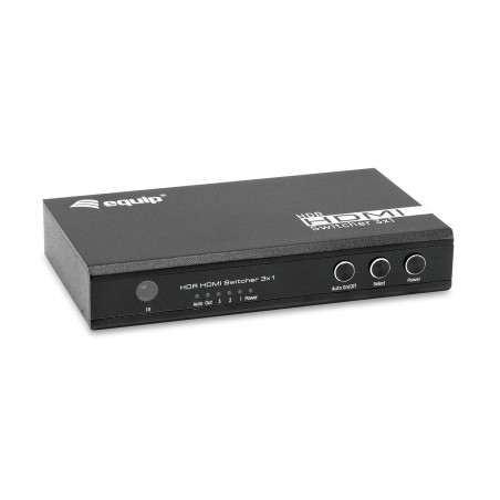 COMMUTATEUR HDMI 2.0 4K 3x1 ALIMENTÉ par ÉQUIPEMENT USB